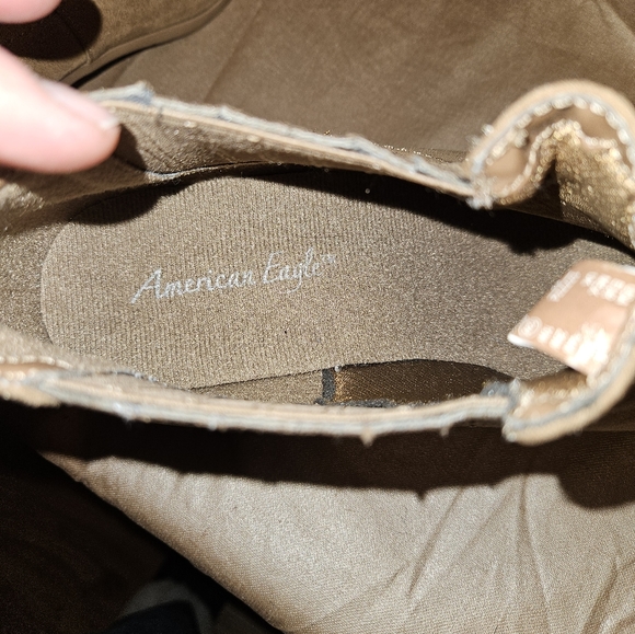 American Eagle Womens Chelsea Boots Size 12 W in tan - Picture 3 of 6